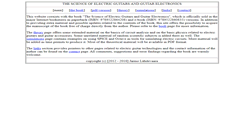 Desktop Screenshot of guitarscience.net
